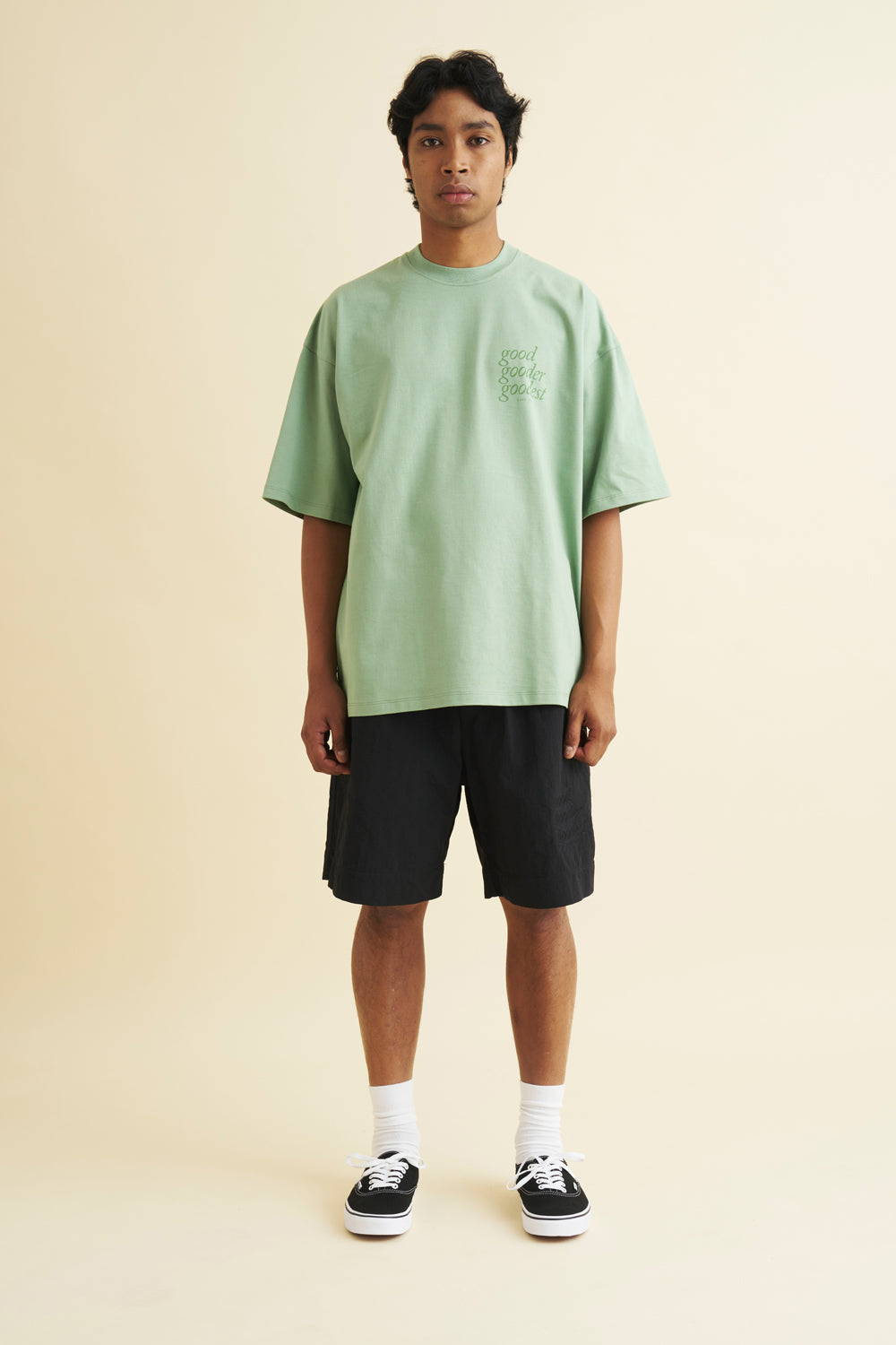 Heavy T-Shirt — Good Gooder Goodest — Mint – Duck Duck Goose