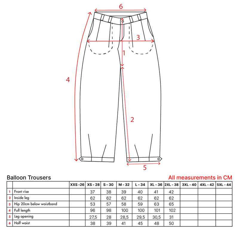 Balloon Trousers — Bark