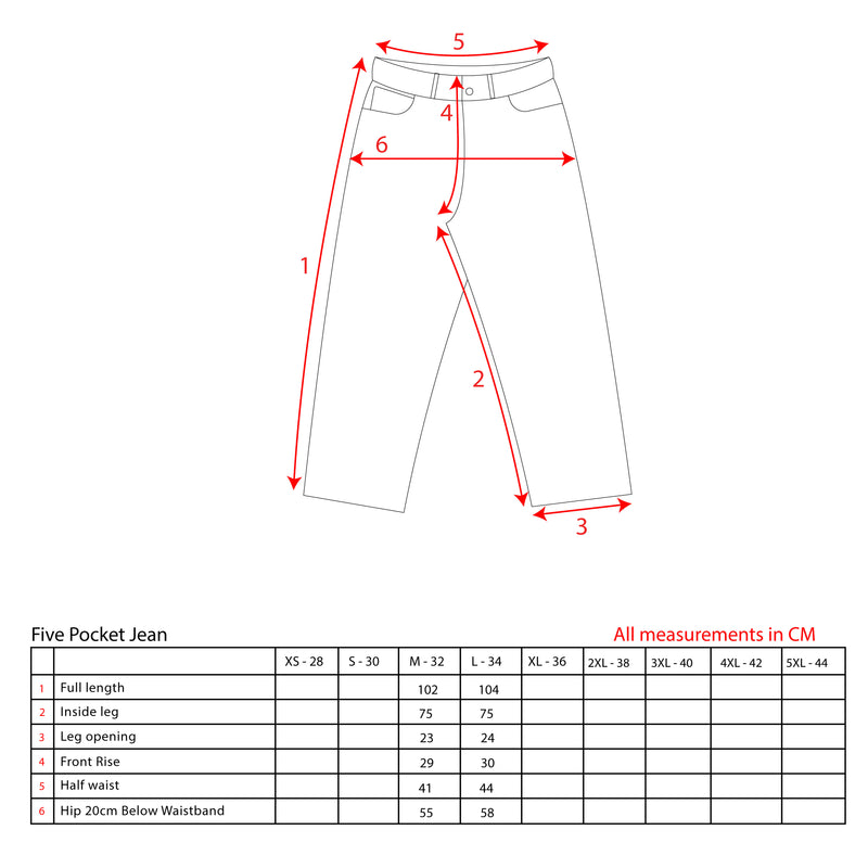 Five Pocket Jean – Striped Denim