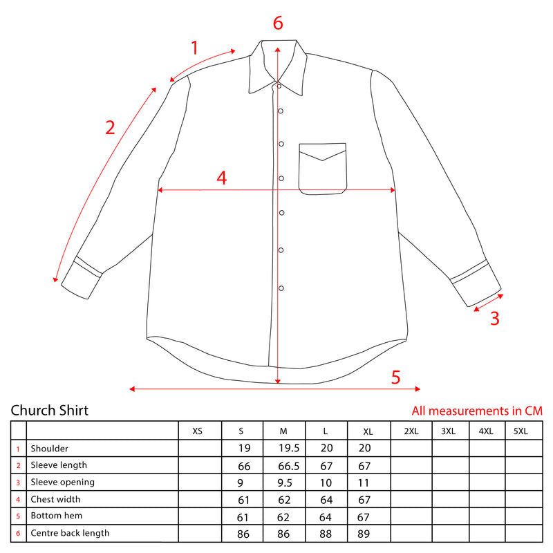 Church Shirt – Cream Check