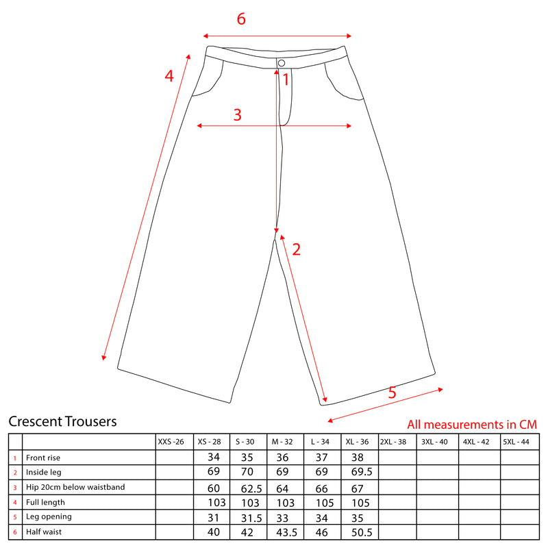 Crescent Trousers – Blue Checkered Cotton