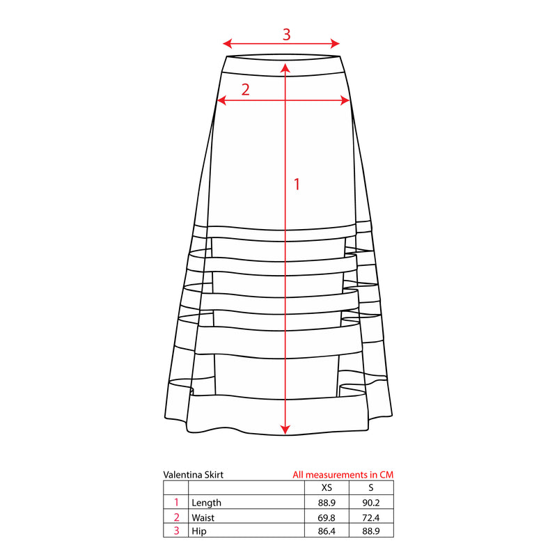 Valentina Skirt – Chalk