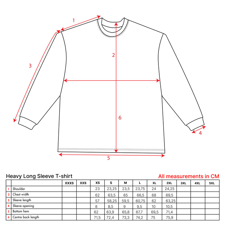 Khoki Long-Sleeve Heavy T-Shirt – Black