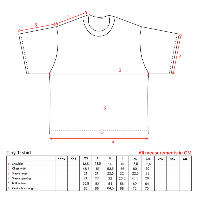 Spectacle Icon Tiny T-Shirt – Black